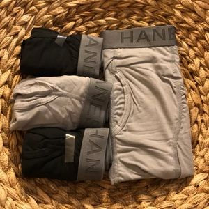 Hanes premium boxer briefs tagless S nwot 4 pair